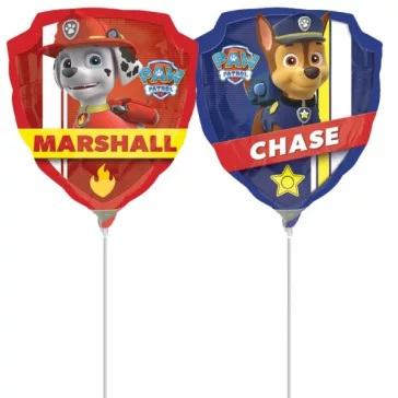 Mancs Őrjárat Boys mini fólia lufi 22 cm (WP)