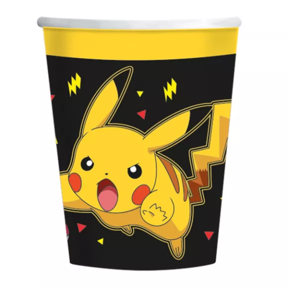 Pokémon Yellow Thunder papír pohár 8 db-os 237 ml Pokémon Yellow Thunder papír pohár 8 db-os 237 ml