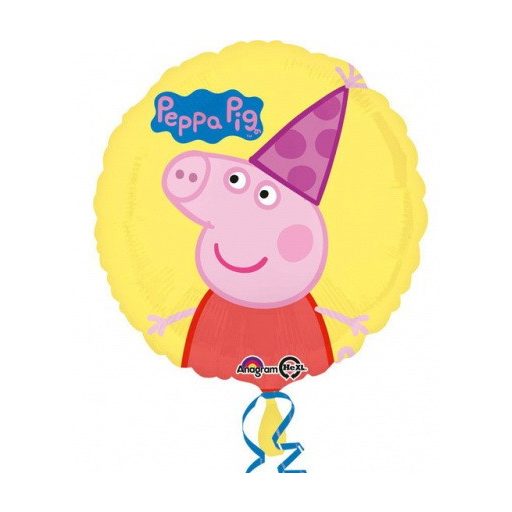 Peppa malac Yellow fólia lufi 43 cm