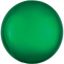 Green, Zöld Gömb Fólia lufi 40 cm