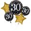 Happy Birthday 30 Gold fólia lufi 5 db-os szett