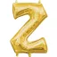 Arany Gold mini Z betű fólia lufi 33 cm