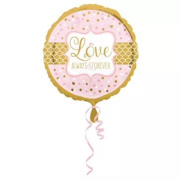 Love Always fólia lufi 43 cm