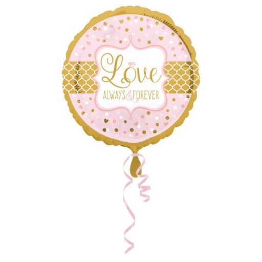 Love Always fólia lufi 43 cm