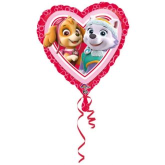 Mancs Őrjárat Love fólia lufi 43 cm