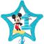Disney Mickey Star fólia lufi 43 cm