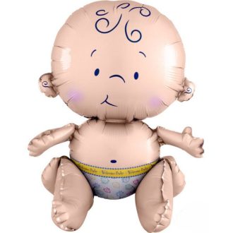 Baby Cute ülő fólia lufi 38 cm