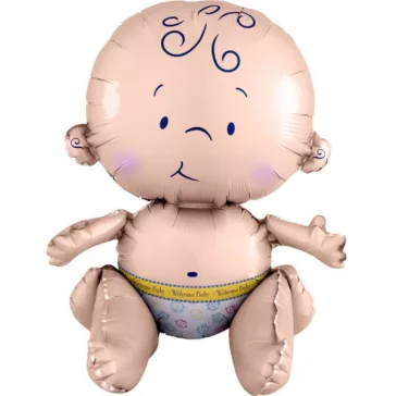 Baby Cute ülő fólia lufi 38 cm