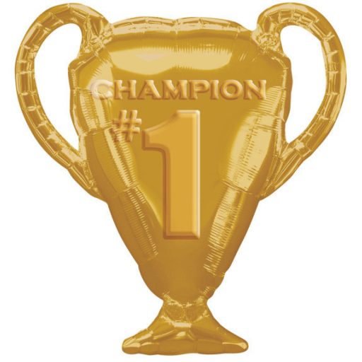 Gold Trophy, Arany trófea fólia lufi 71 cm