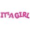 IT'S A Girl Pink fólia lufi 50 cm