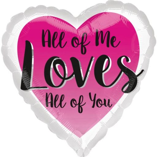 Love All of You fólia lufi 43 cm