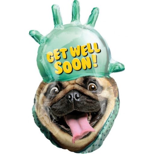 Kutya Get Well Soon fólia lufi 81 cm