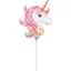Unikornis Sparkle mini fólia lufi 25 cm