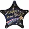 Happy New Year Star fólia lufi 71 cm