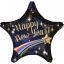 Happy New Year Star fólia lufi 71 cm