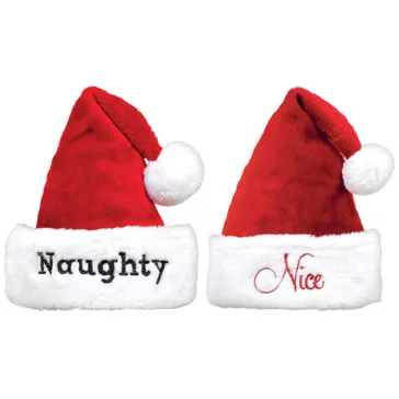 Miikulás sapka Naughty & Nice 2 db-os szett