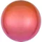 Színes Ombré gömb fólia lufi 40 cm