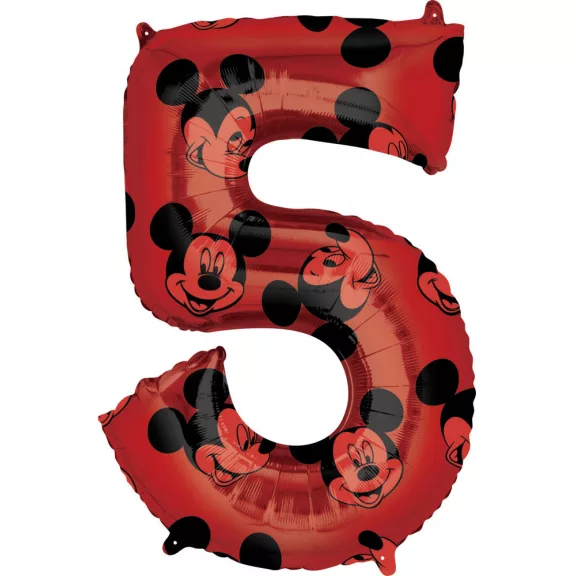 Disney Mickey Red fólia lufi 5-ös 66 cm Disney Mickey Red fólia lufi 5-ös 66 cm