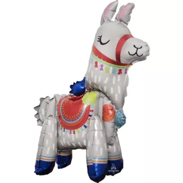 Láma Fiesta fólia lufi 58 cm