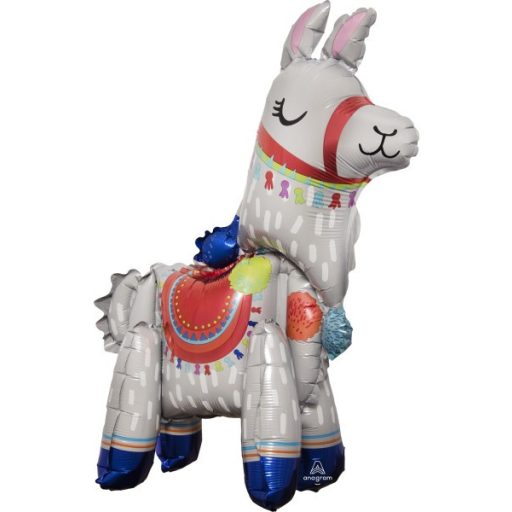 Láma Fiesta fólia lufi 58 cm