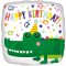 Happy Birthday Gator fólia lufi 43 cm