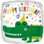 Happy Birthday Gator fólia lufi 43 cm