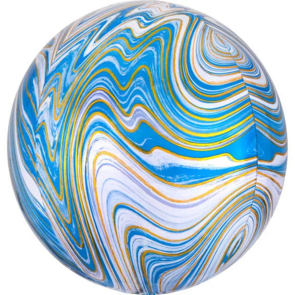Blue Colorful gömb fólia lufi 40 cm Blue Colorful gömb fólia lufi 40 cm