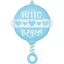 Baby Boy Rattle fólia lufi 60 cm
