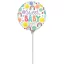 Színes Sweet baby mini fólia lufi 23 cm (WP)
