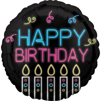 Happy Birthday Candle fólia lufi 43 cm