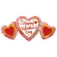 Happy Valentine's Day Trio fólia lufi 86 cm