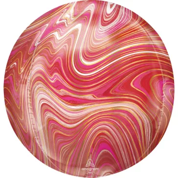 Színes Circle gömb fólia lufi 40 cm