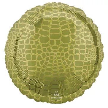 Aligátor mintás Wild fólia lufi 43 cm
