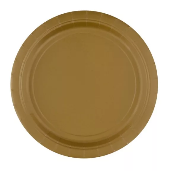 Arany Gold papírtányér 8 db-os 23 cm Arany Gold papírtányér 8 db-os 23 cm