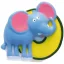 Szafari Elephant tortagyertya, számgyertya 0-ás