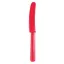 Piros Apple Red evőeszköz, kés - 10 darabos