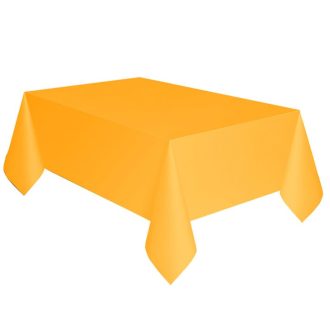 Sárga Sunshine Yellow papír asztalterítő 137x274 cm