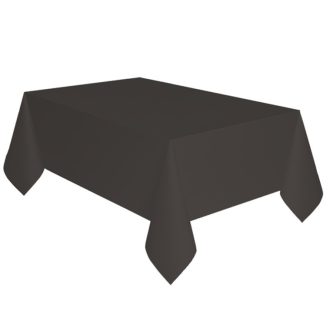 Fekete Black papír asztalterítő 137x274 cm