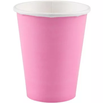 Rózsaszín New Pink papír pohár 8 db-os 250 ml