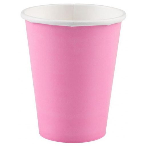 Rózsaszín New Pink papír pohár 8 db-os 250 ml