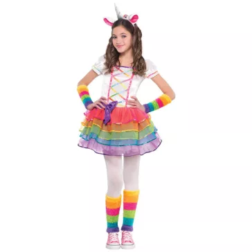 Unikornis Rainbow jelmez 8-10 év