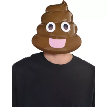 Emoji Poophead műanyag maszk