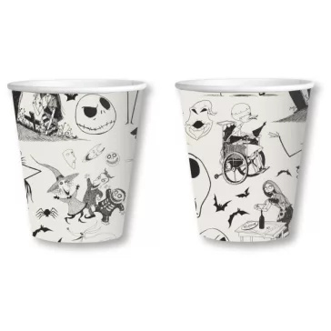   Karácsonyi lidércnyomás Black papír pohár 8 db-os 250 ml