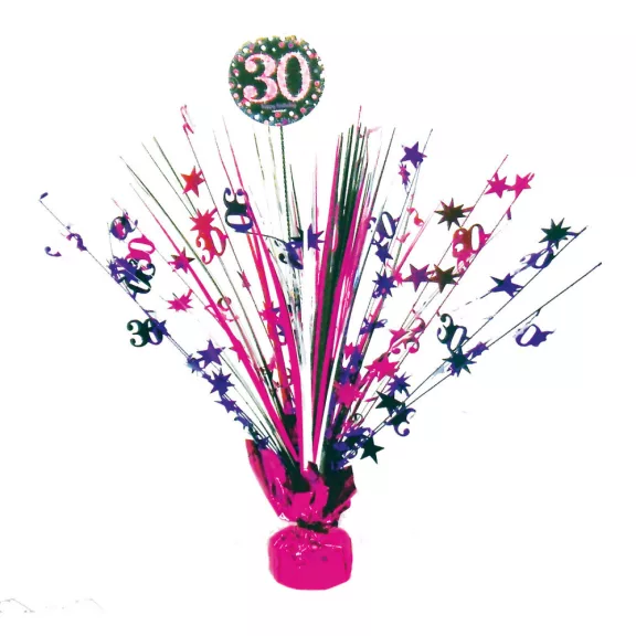 Happy Birthday Pink 30 asztaldísz 45,7 cm Happy Birthday Pink 30 asztaldísz 45,7 cm