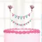 Keresztelő Pink torta dekoráció