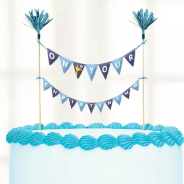 Keresztelő Blue torta dekoráció
