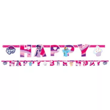   Én kicsi pónim Rainbow Sparkle Happy Birthday felirat 237 cm