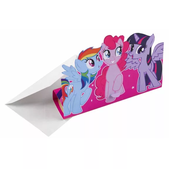 Én kicsi pónim Rainbow Sparkle Party Meghívó 8 db-os Én kicsi pónim Rainbow Sparkle Party Meghívó 8 db-os