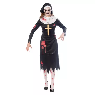 Apáca Zombie felnőtt jelmez M/L
