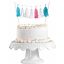 Sellő Colorful torta dekoráció 15 cm